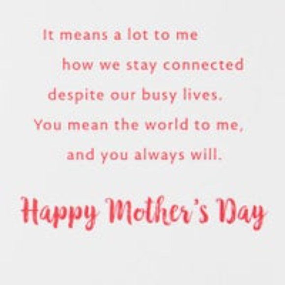 You Mean the World to Me Mother's Day Card for Friend  Hallmark - Picture 4 of 4